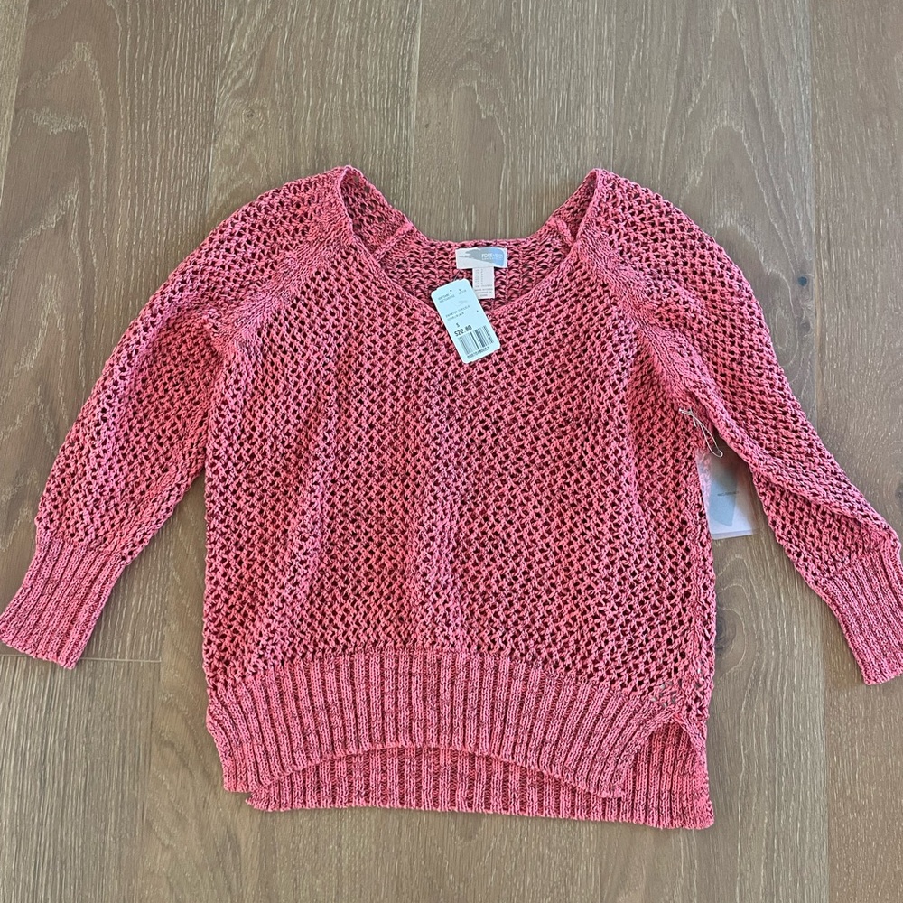 Women's Pink Knit Sweater